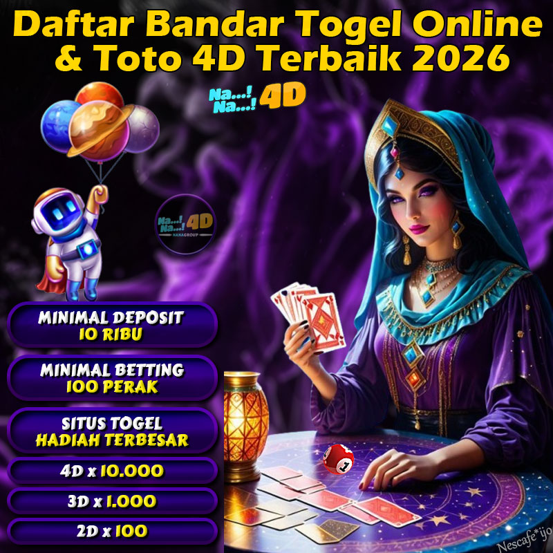 NANA4D Link Daftar Bandar Togel Online & Toto Terbaik 2026 - Selaku bandar togel online yang terus tumbuh, NANA4D menawarkan bermacam tipe