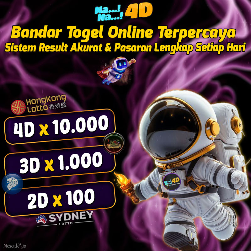 NANA4D Bandar Togel Online Terpercaya & Pasaran Lengkap Di Dunia. NANA4D diketahui selaku salah satu catatan bandar togel online terpercaya