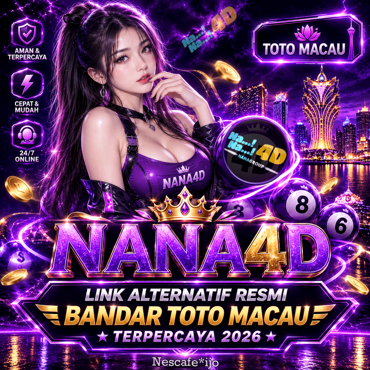 NANA4D | Link Alternatif Resmi Bandar Toto Macau Terpercaya Result Tercepat Hari Ini - NANA4D merupakan link alternatif resmi